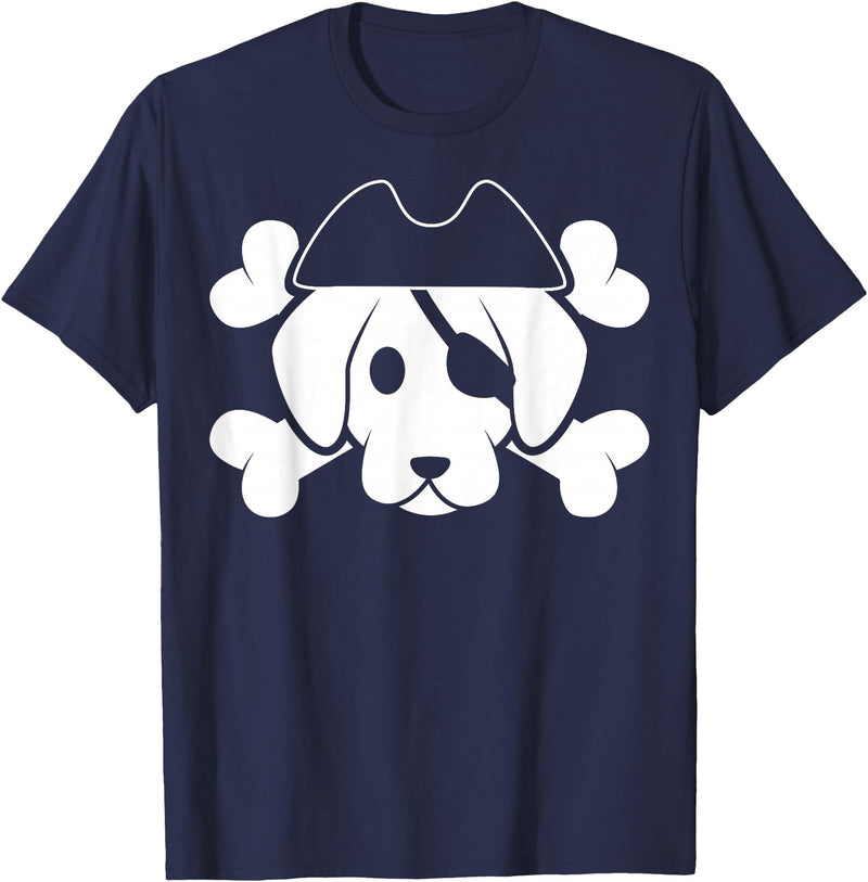 Pirate Costumes & Apparel Pirate Dog T-Shirt - Navy Blue