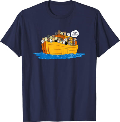 Funny Noah's Ark Cat Lover Noah's Ark Cat Lover Humor Fun Gift T-Shirt