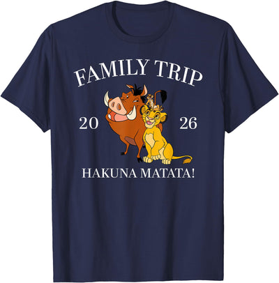 The Lion King Family Trip 2026 Hakuna Matata! Trio T-Shirt