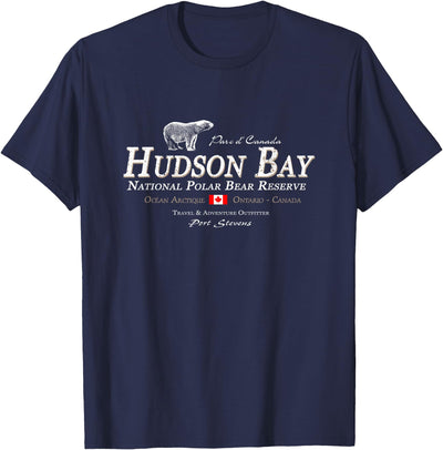 Port Stevens P.S.75 Design Polar Bear - Hudson Bay - Canada - Maple Leaf - Maple Leaf T-Shirt