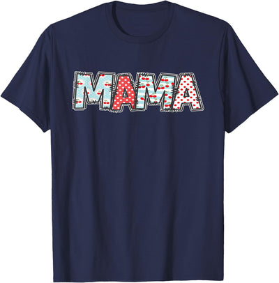Retro Cherry Matching Family Tees Boho Cherry Mom Mama Halloween Costume T-Shirt