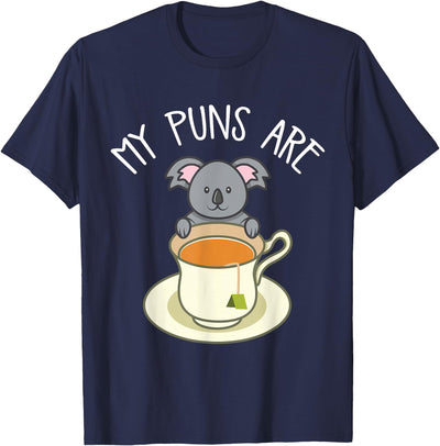 My Puns Are Koala-Tea Teacup T-Shirt