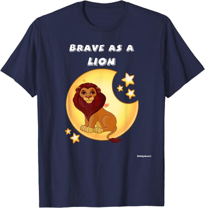 Bravery Brave Child Present Brave As A Lion T-Shirt