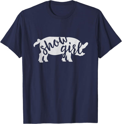 Cute Show Pig Girl T-Shirt