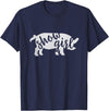 Pig Showing T-Shirts & Gifts Cute Show Girl Pig Shirt T-Shirt - Navy Blue