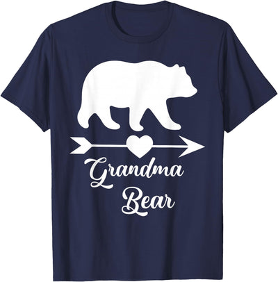 Bear Matching Family Outfit Graphic Clothing Grandma Bear Shirt For Women | Graphic Mother Gifts Apparel