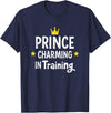 Prince Charming In Training Halloween Costume Prince Charming in Training Halloween T-Shirt - Navy Blue