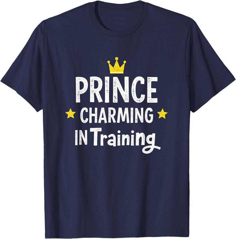 Prince Charming In Training Halloween Costume Prince Charming in Training Halloween T-Shirt - Navy Blue