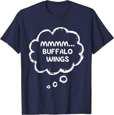 Cow Funny Food Lovers Gear Meme Mmmm Buffalo Wings T-Shirt