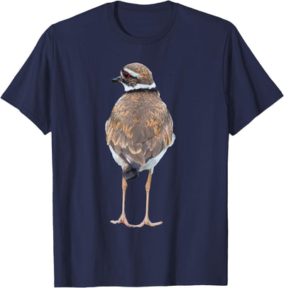 BJD Birds Killdeer Cute Graphic Print T-Shirt Bird Gift Bird Lover T-Shirt