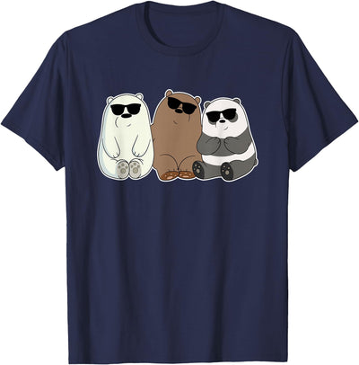 Global Warming Awareness Arctic Winter Ice Ice Bear With Sunglasses Polar Bear Plunge T-Shirt