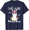 Shes a Bad Momma Llama - Mama Mom - DressedForDuty She's a Bad Momma Llama - Mama Funny - Vintage Mom Gift T-Shirt - Navy Blue