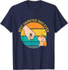 Best Hamster Dad Ever Hamster Dad Gift T-Shirt - Navy Blue