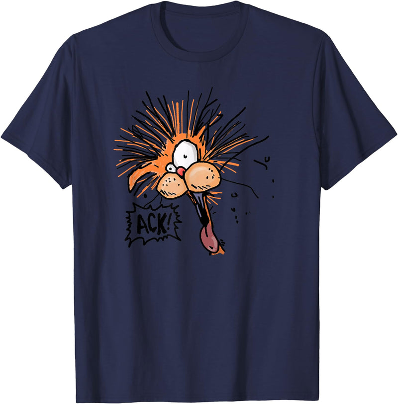 Ack Gift Rabbit T-Shirt in Navy Blue