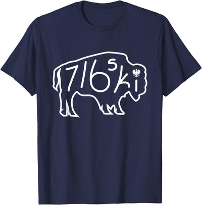 Cow Buffalo Polish 716 716ski Dyngus Day Buffalo Ny Polish T-Shirt
