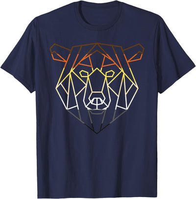 LGBTQ Bear Gay Pride Month - Geometric Bear T-Shirt