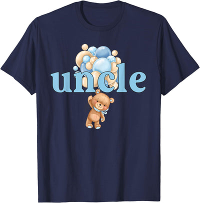 Uncle Teddy Bear 1st Birthday Boy Family Matching T-Shirt