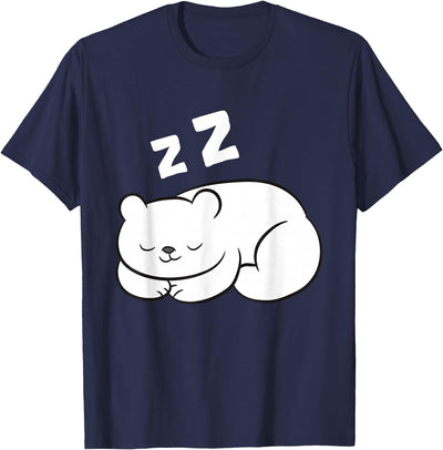 Arctic Polar Bear Tees And Gifts Ice Bear Sleeping Tired Arctic Polar Bear T-Shirt