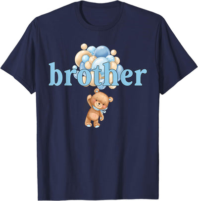 Brother Teddy Bear 1st Birthday Boy Family Matching T-Shirt