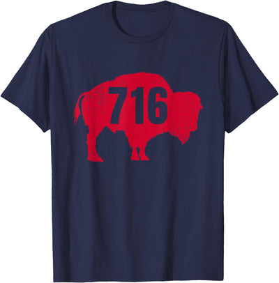 Cow Buffalo New York Bflo Lo Wny 716 Area Code Wny T-Shirt