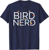 EpicWear Bird Nerd Bird Watcher Watching tshirt T-Shirt - Navy Blue
