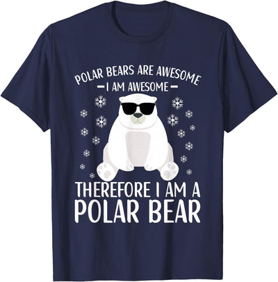 Polar Bear Quote Cool Polar Bears Apparel for Kids T-Shirt