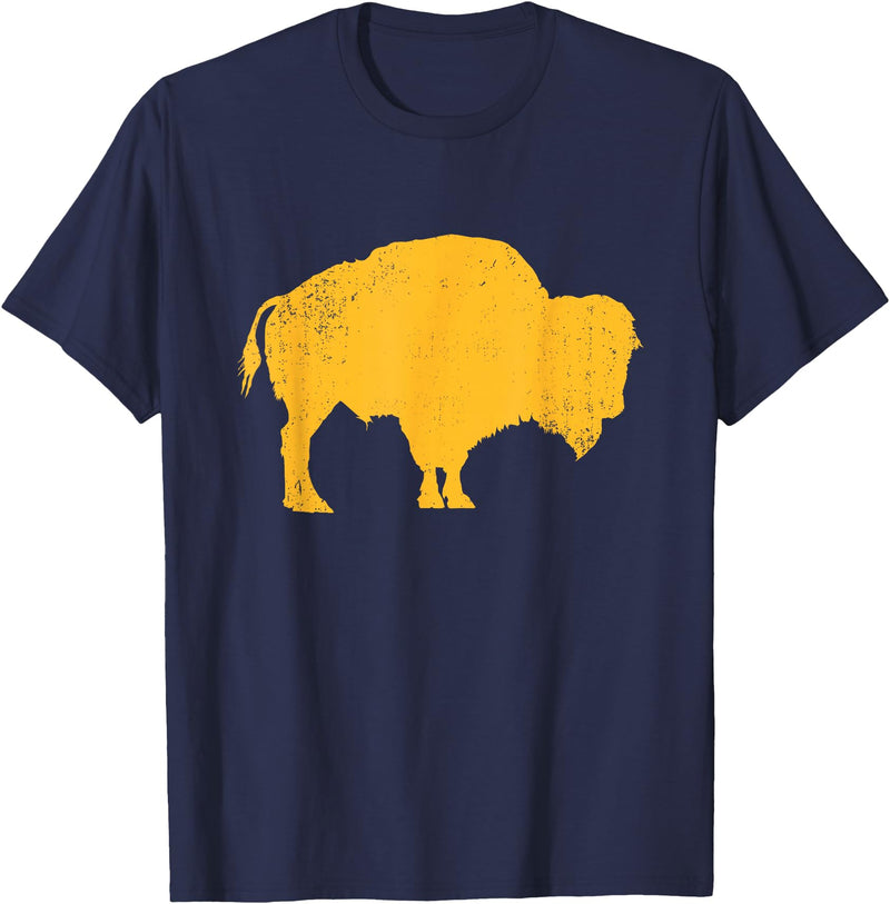 EmmaLoo Tees Buffalo New York BFLO B-Lo WNY Shirts Buffalo New York Shirt B-LO BFLO Hockey WNY Shirt T-Shirt - Navy Blue