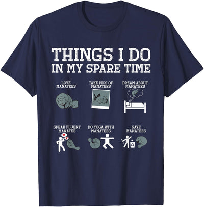Manatee Round Tail Sea Cows T-Shirt