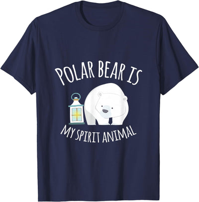 UAB KIDKIS Polar Bear Is My Ghost Animal Funny Gift T-Shirt