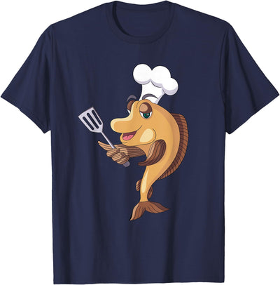 Fish Chef Fishing and Cooking T-Shirt