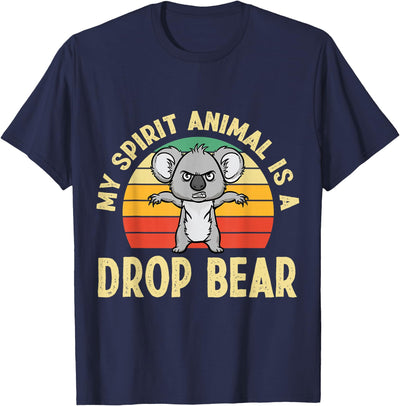 Australian Feral Koala, Spirit Animal Drop Bear T-Shirt
