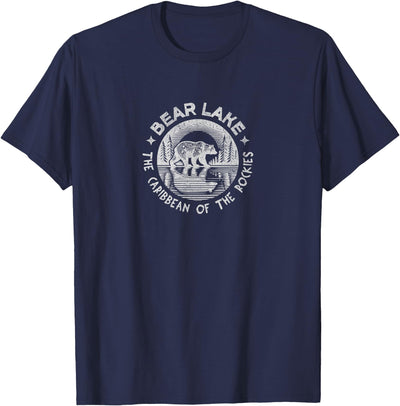 Bear Lake Vintage The Caribbean Of The Rockies Utah Idaho T-Shirt