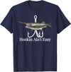T-shirts 4You Paddlefish Hookin Ain't Easy fishing shirt T-Shirt - Navy Blue