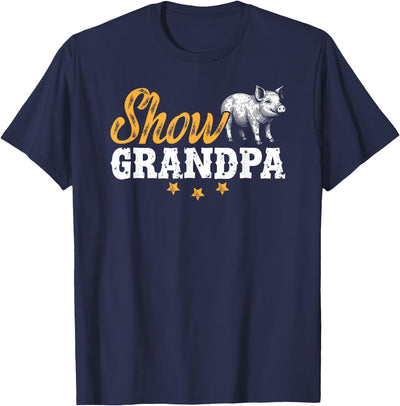 Pig Show Grandpa Grandfather T-Shirt