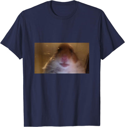 Funny Dank Meme Hamster Staring Front Camera Internet Gift T-Shirt