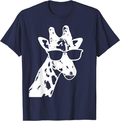 Giraffe with Sunglasses Funny Gift T-Shirt