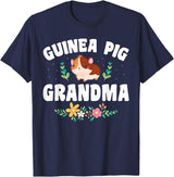 Guinea Pig Grandma Wear Guinea Pig Grandma Pet Owner T-Shirt - Navy Blue