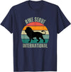 Lions Clubs Apparel We Serve Lion Apparel For International Lions Clubs Member T-Shirt - Navy Blue