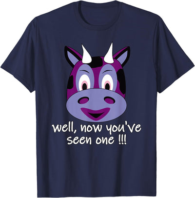 Funny Simple Halloween Costume Cow of a Purple Cow T-Shirt