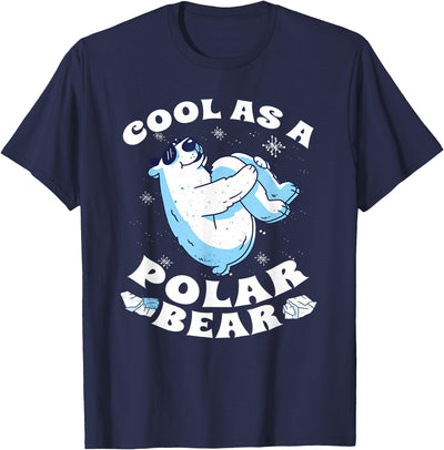 Cool Polar Bear Funny Arctic Animal Lover T-Shirt