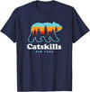 Catskill Mountains Catskills NY Bear Mountains Camping Hiking New York T-Shirt - Navy Blue