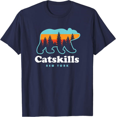 Catskills NY Bear Mountains Camping Hiking New York T-Shirt