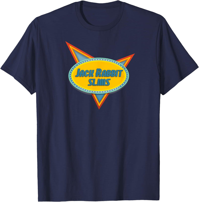 Jack Rabbit Slims - Vintage Retro Movie T-Shirt (Black) in Navy Blue