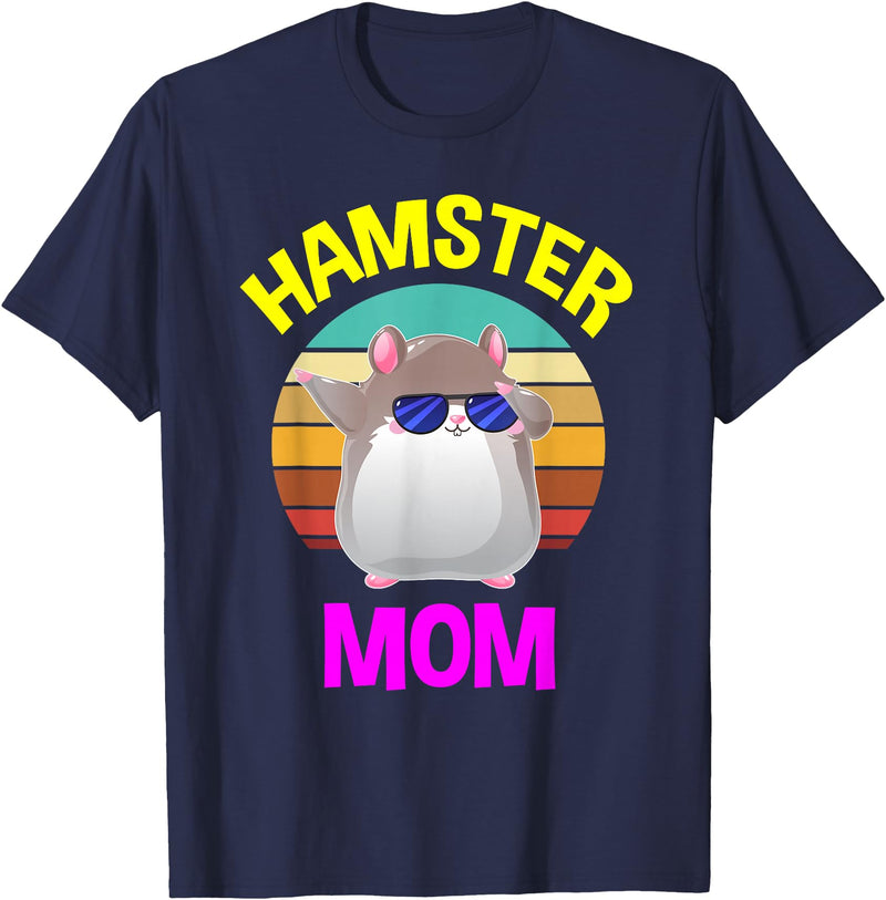 Hamster Mother Costume Lover Gifts Women Children T-Shirt - Navy Blue