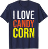 Distressed DIY Lazy Crew Squad Toddler Cute Design Halloween Candy Corn Funny Costume Men Women Kids Gifts T-Shirt - Navy