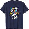 Easter Snoopy Rabbits Hip Hop Hooray T-Shirt in Navy Blue