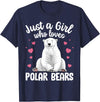 Polar Bear Gift Polar Bear Accessories & Stuff Best Polar Bear Design For Men Women Arctic Polar Bear Lover T-Shirt - Navy Blue