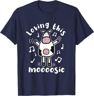 I Love Cows Loving This Moosic Music and Cow Lovers Festival T-Shirt