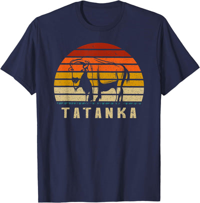 Cow Retro Vintage American Buffalo Tatanka Animal T-Shirt