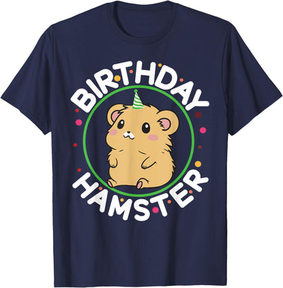 Unisex-Kids Hamster Birthday Party Birthday Hamster T-Shirt